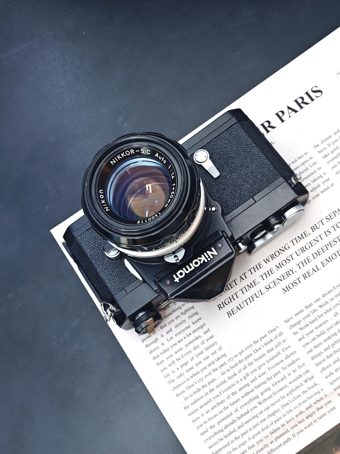 *READ* Nikomat FT-N black with Nikkor-S.C Auto 50mm F1.4 Non-Ai #4346554