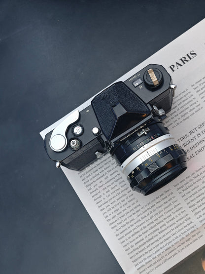 *READ* Nikomat FT-N black with Nikkor-S.C Auto 50mm F1.4 Non-Ai #4346554