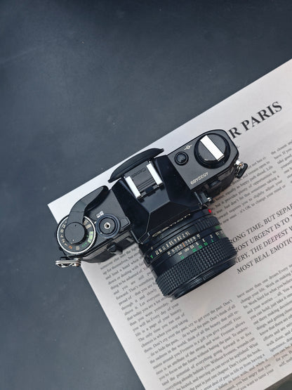 *READ* Canon AE-1 black with Canon Lens FD 50mm F1.4