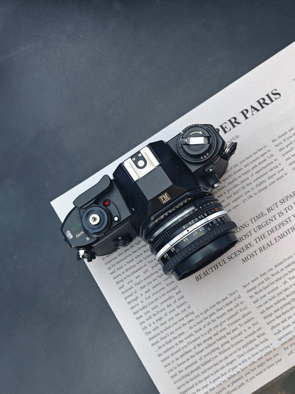 Nikon EM with Nikon Nikkor 50mm F1.8 Ai-S