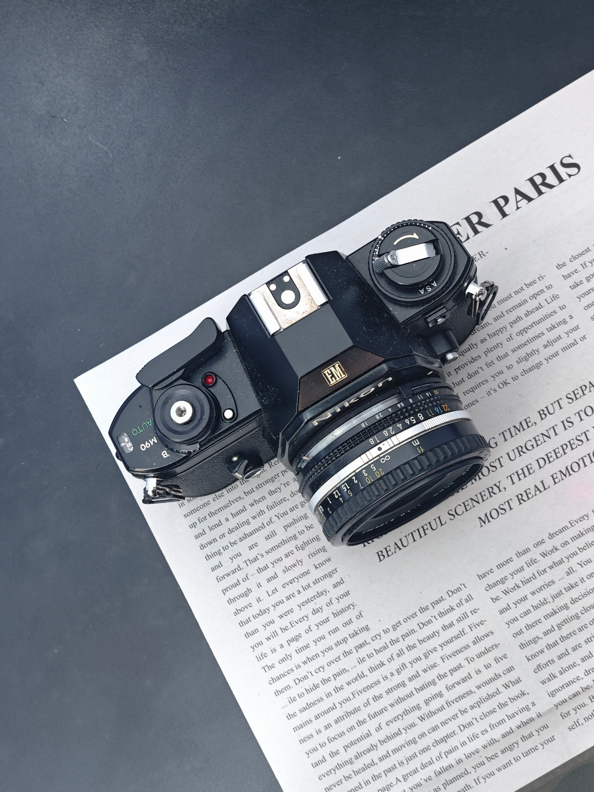 Nikon EM with Nikon Nikkor 50mm F1.8 Ai-S #6674589