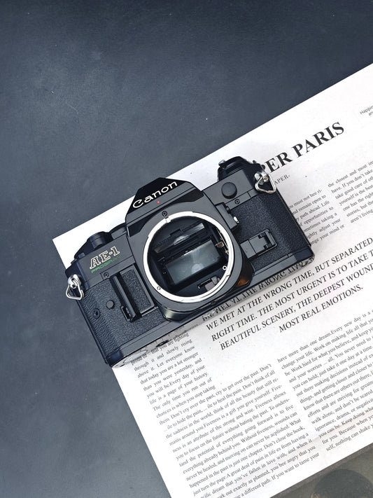 Canon AE-1 Program black body