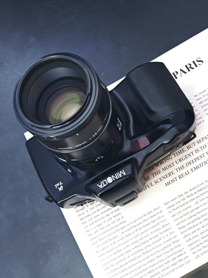 Minolta α7xi with AF Micro 100mm F2.8