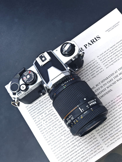 Nikon FM2 N8 silver with AF Nikon 35-105mm F3.5-4.5