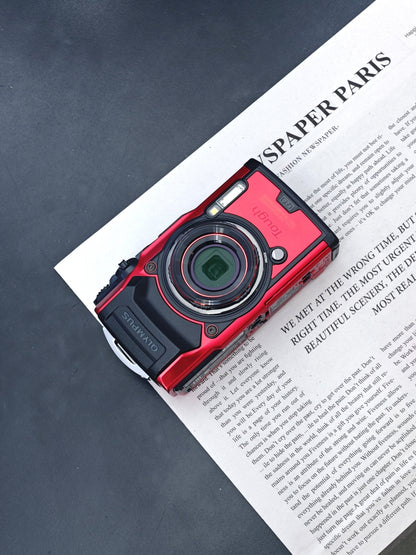 Used Olympus Tough TG-6 red Digital Camera [with box]