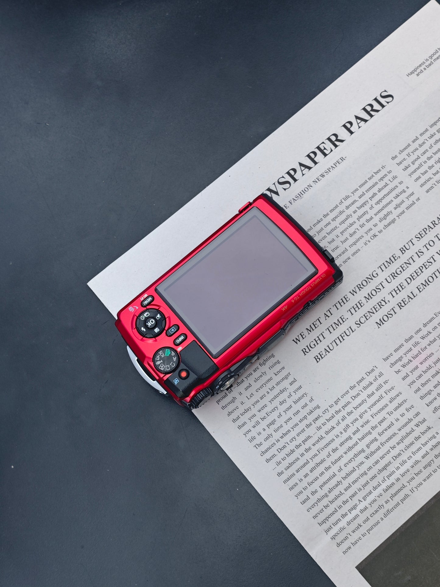 Used Olympus Tough TG-6 red Digital Camera [with box]