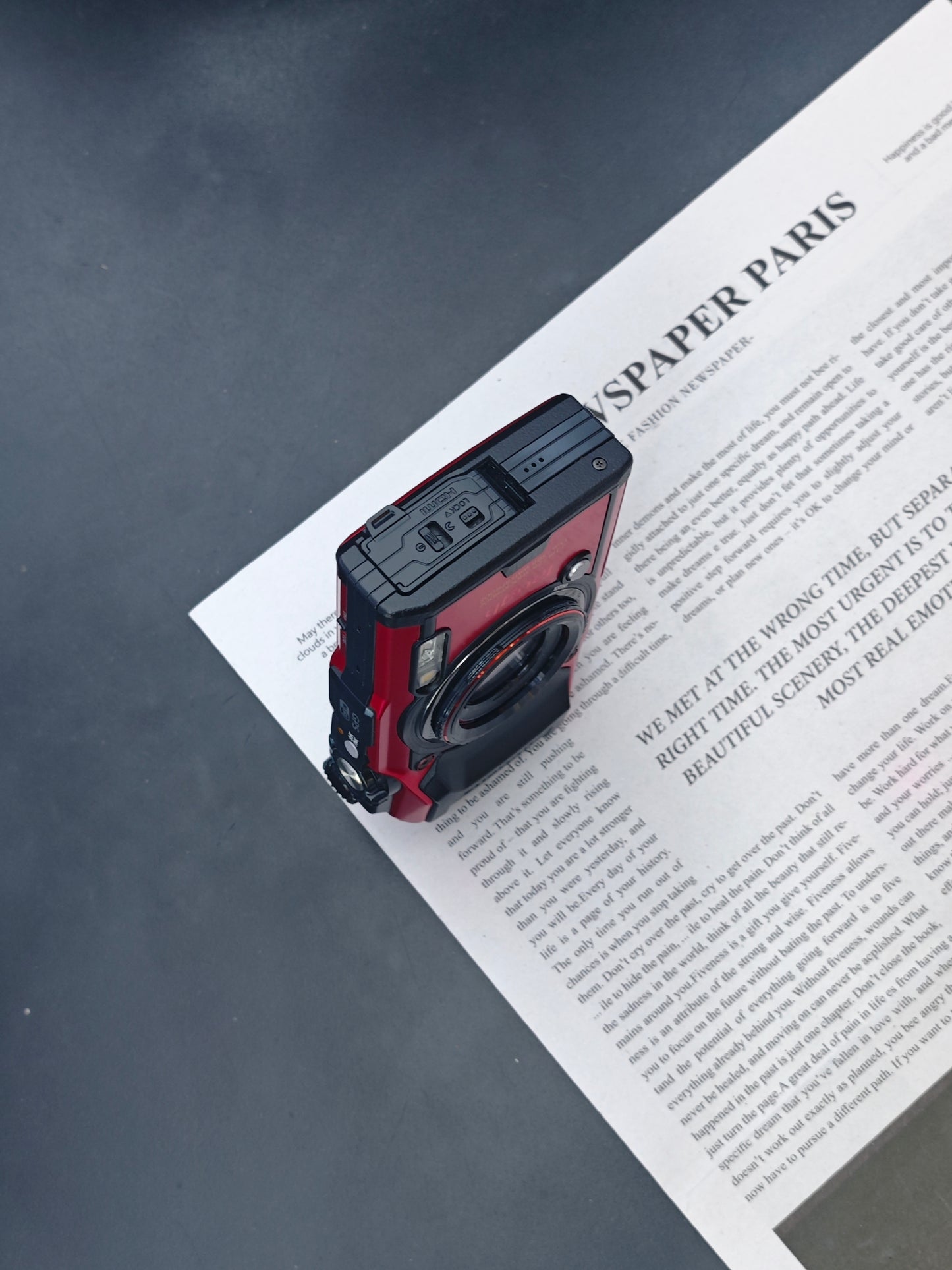 Used Olympus Tough TG-6 red Digital Camera [with box]