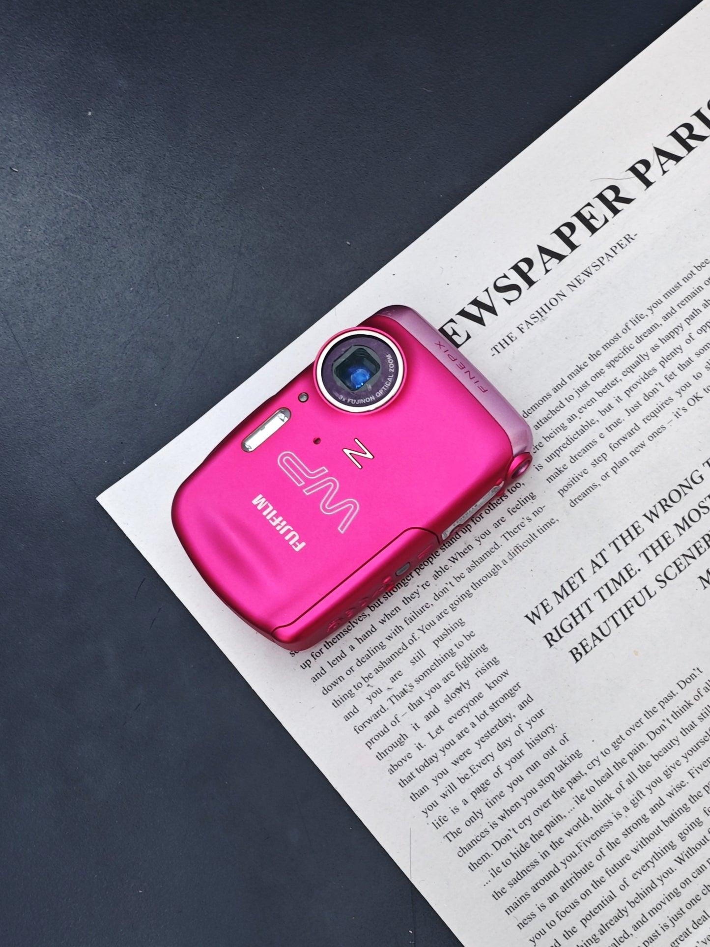 Used Fujifilm Finepix Z33 WP pink Digital Camera [No charger]