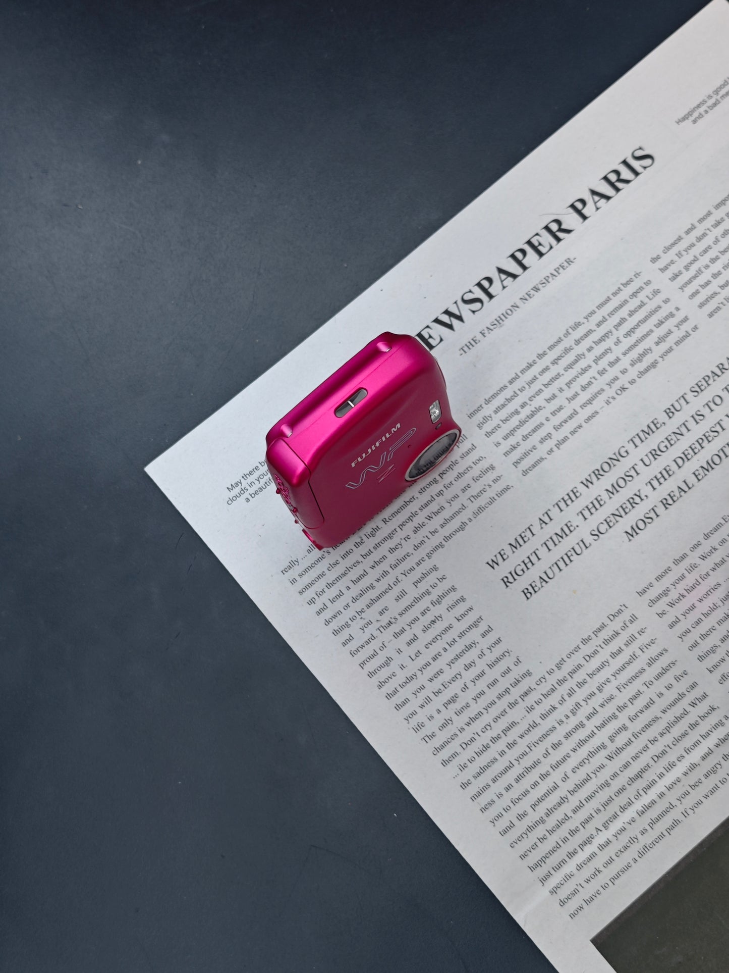 Used Fujifilm Finepix Z33 WP pink Digital Camera [No charger]