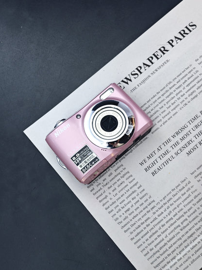 Used Nikon Coolpix L21 pink Digital Camera