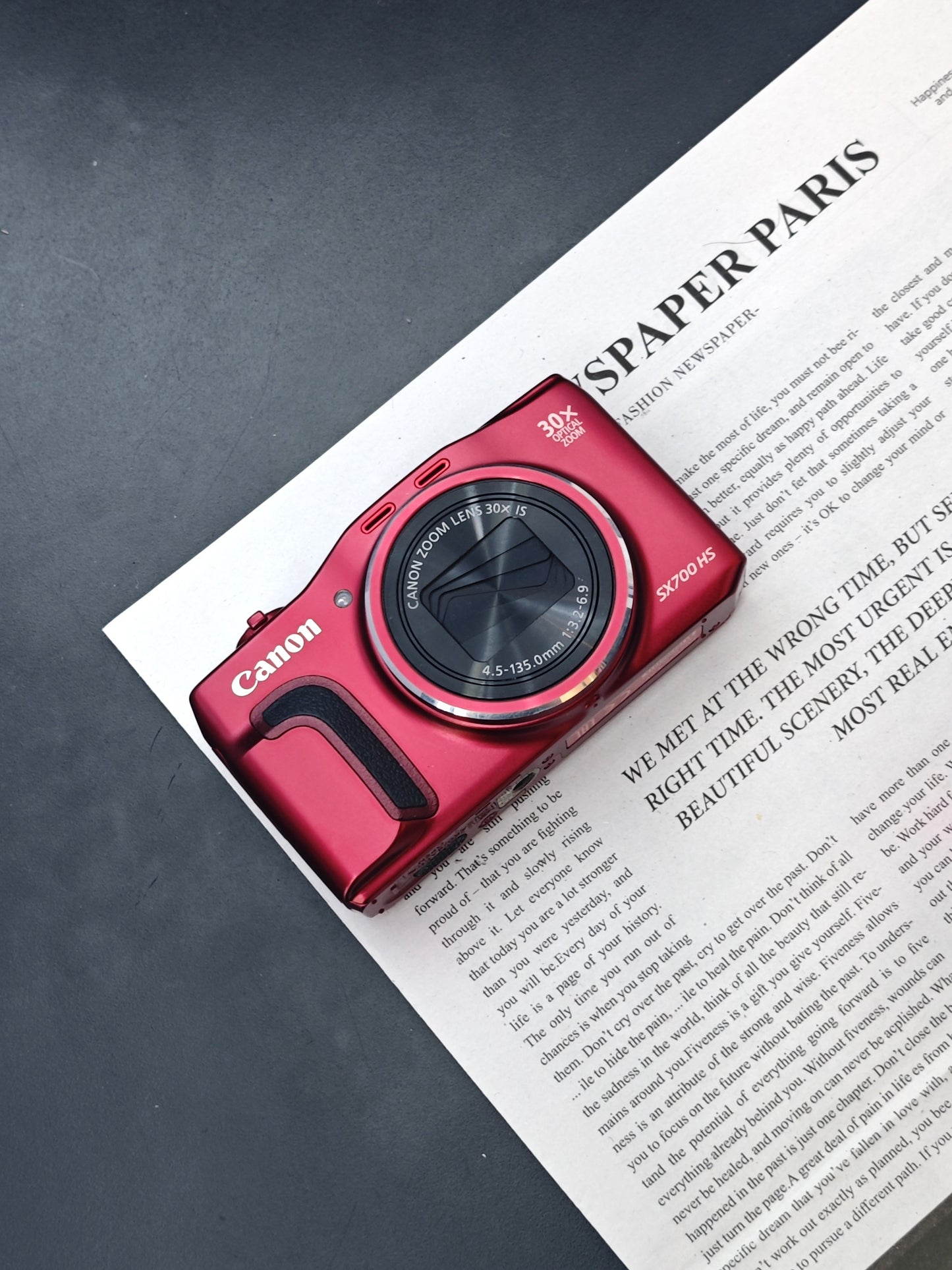 Used Canon PowerShot SX700 HS red  Digital Camera