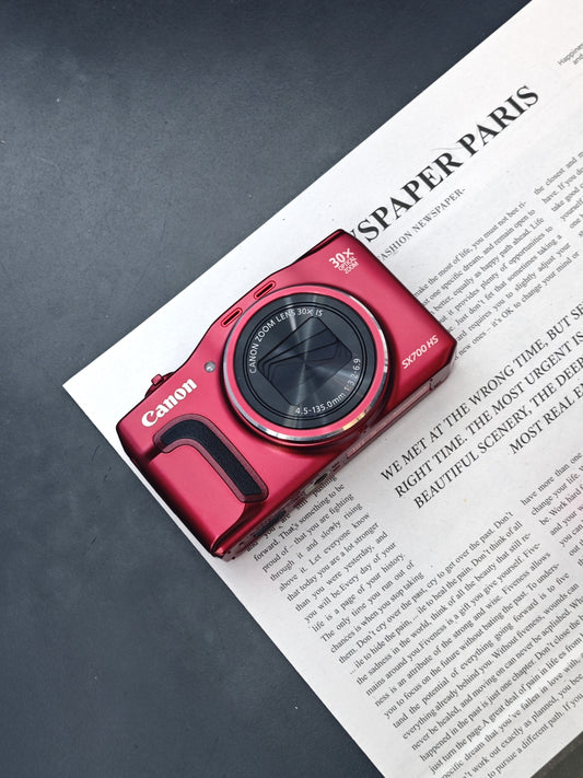 Used Canon PowerShot SX700 HS red  Digital Camera