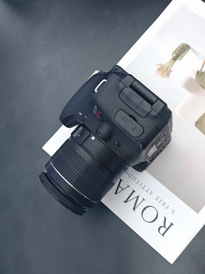 Used Canon EOS Kiss X5 with Double Zoom Kit Digital Camera [No charger] #371077151232