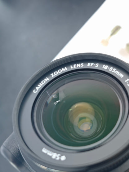 Used Canon EOS Kiss X5 with Double Zoom Kit Digital Camera [No charger] #371077151232
