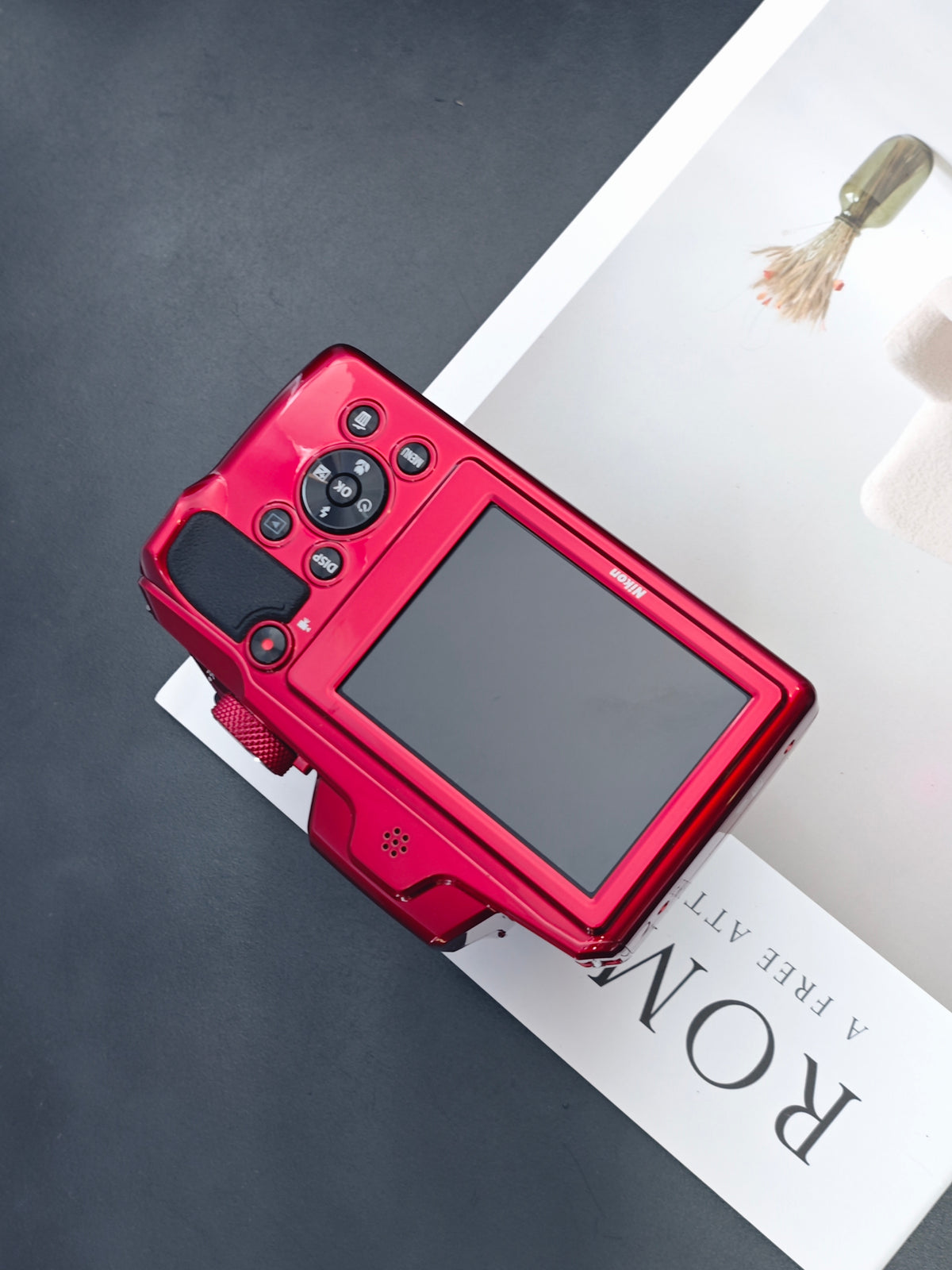 Used Nikon Coolpix B600 red Digital Camera