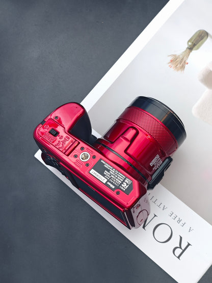 Used Nikon Coolpix B600 red Digital Camera