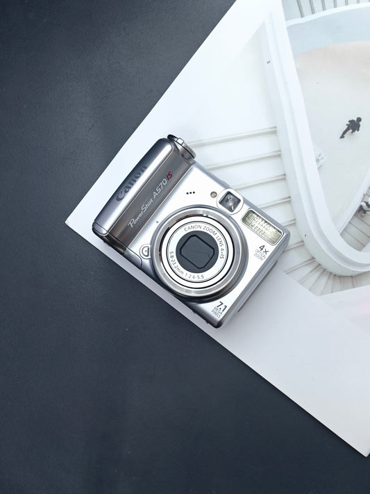 Used Canon PowerShot A570 IS Digital Camera [with box]