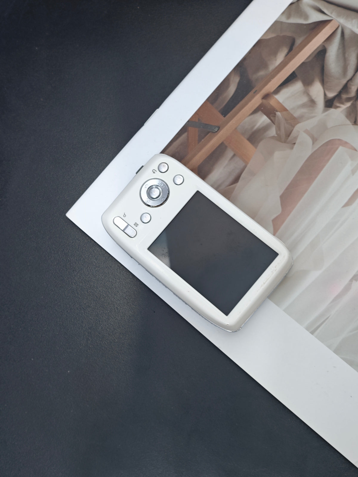 Used Panasonix Lumix DMC-S2 white Digital Camera [JPN only, No charger] #xxx