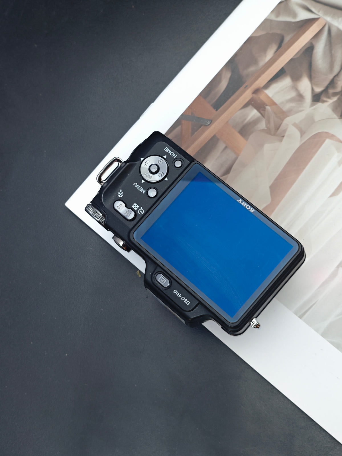 Used Sony Cyber-shot DSC-H10 black Digital Camera [JPN only, No charger]