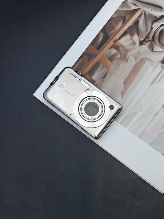 Used Casio EXILIM EX-S10 silver Digital Camera [No charger]
