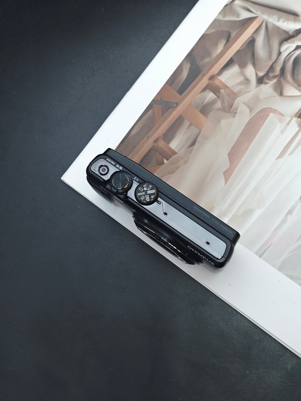 Used Olympus SH-21 black Digital Camera