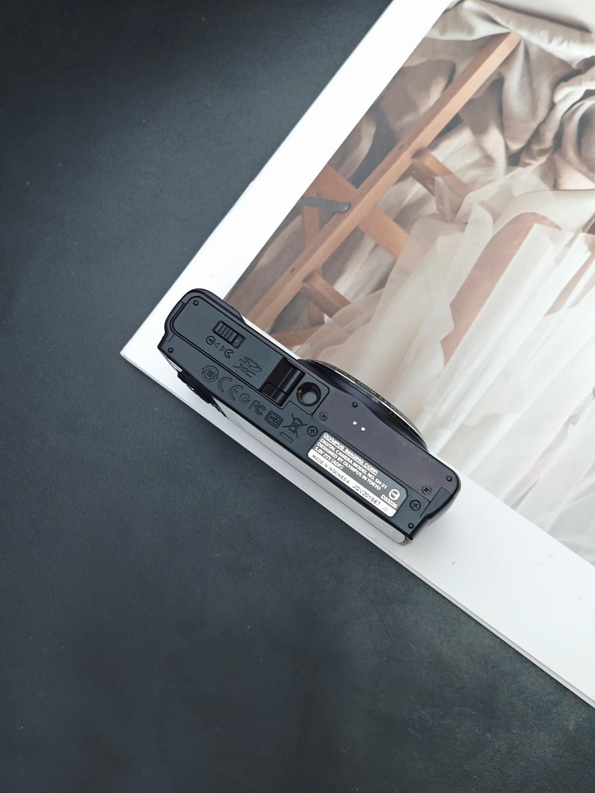 Used Olympus SH-21 black Digital Camera