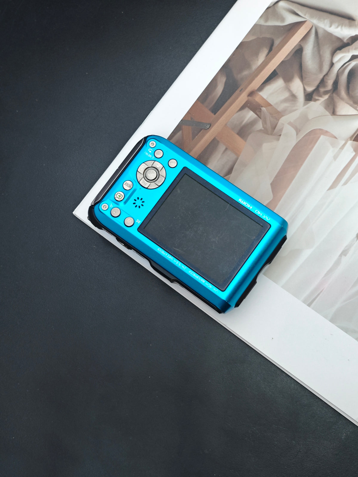 Used Panasonic Lumix DMC-FT3 blue Digital Camera [JPN only, No charger]