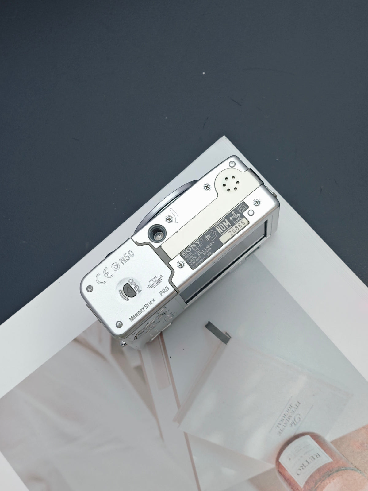 Used Sony Cyber-Shot DSC-W7 silver Digital Camera [with box]