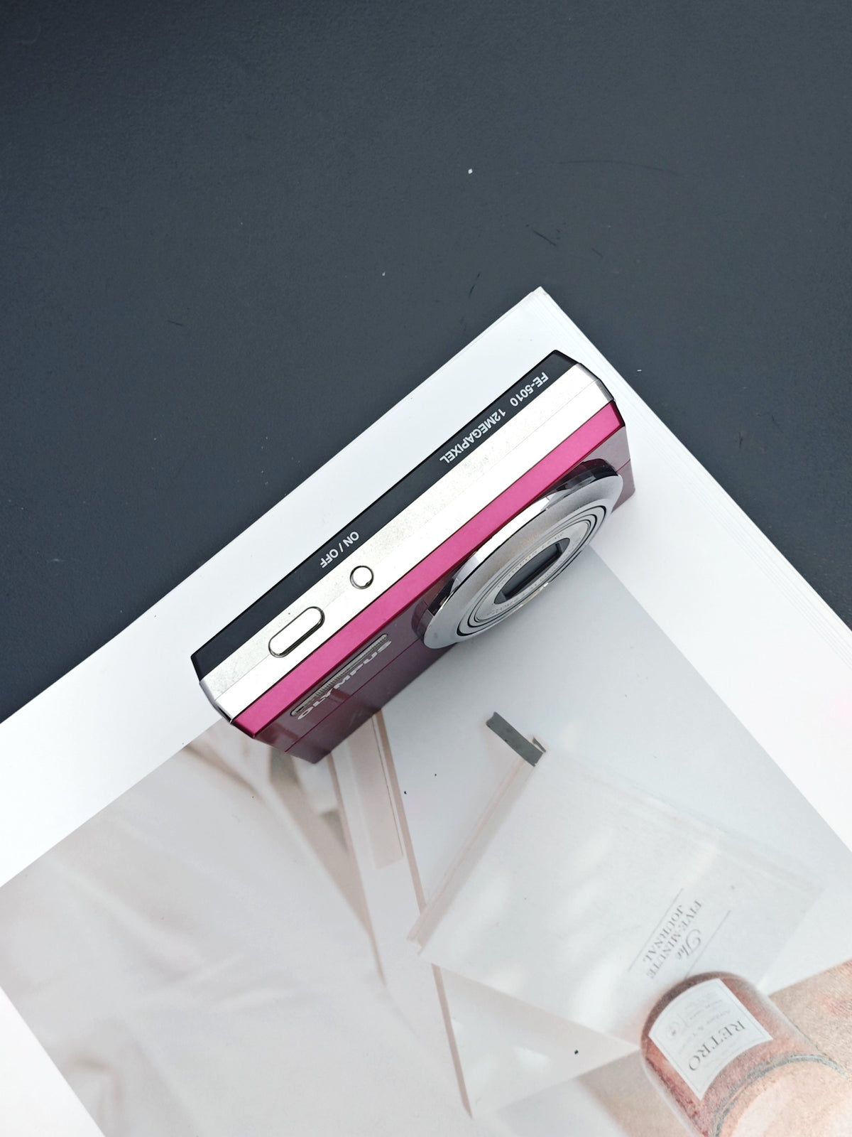 Used Olympus FE-5010 purple Digital Camera  [No charger]