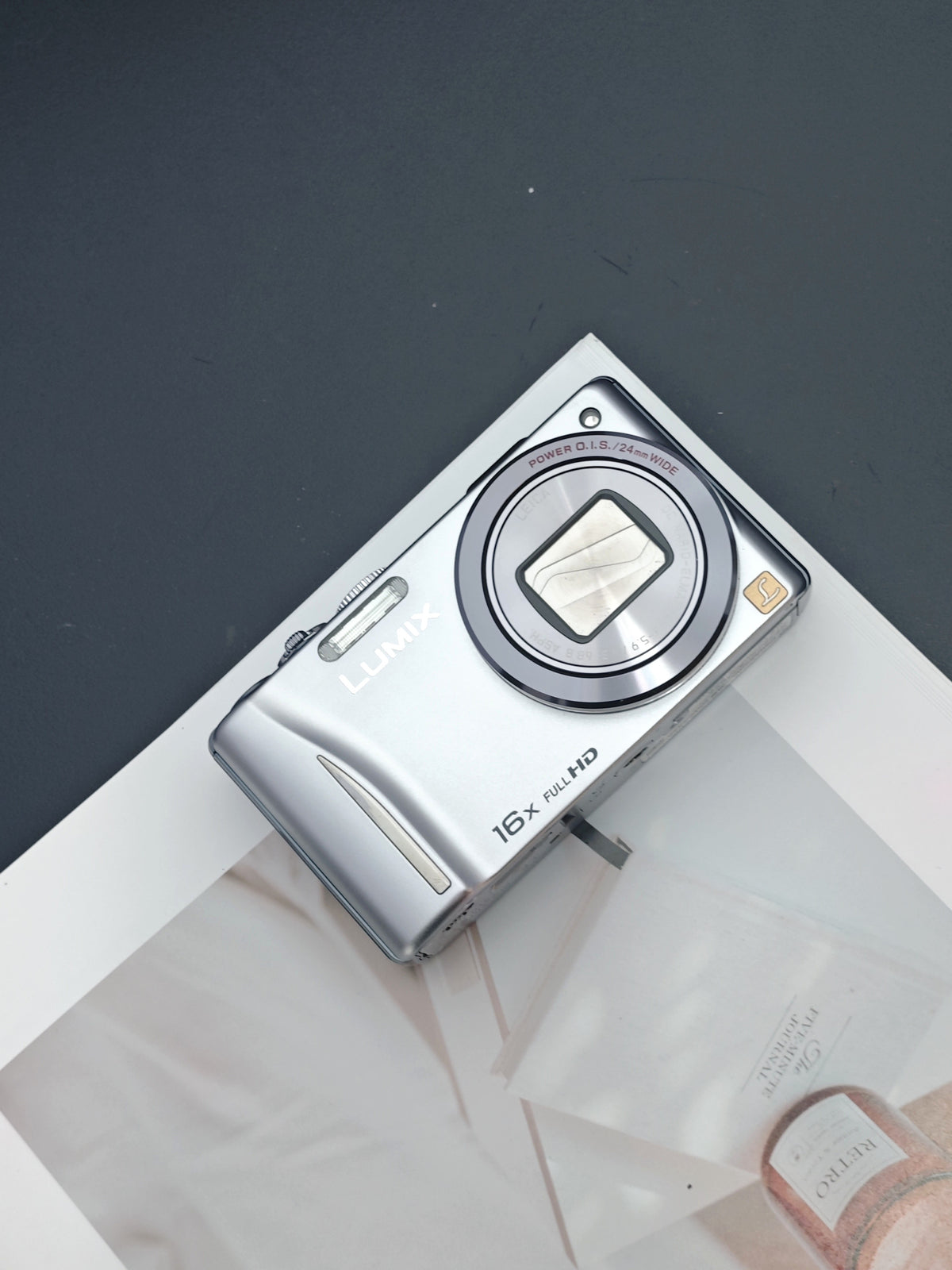 Used Panasonic Lumix DMC-TZ20 silver Digital Camera [JPN only, No charger]
