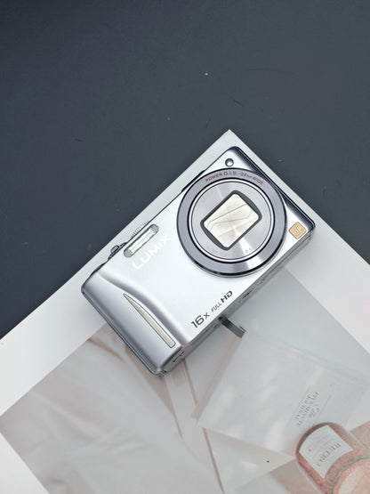 Used Panasonic Lumix DMC-TZ20 silver Digital Camera [JPN only, No charger]