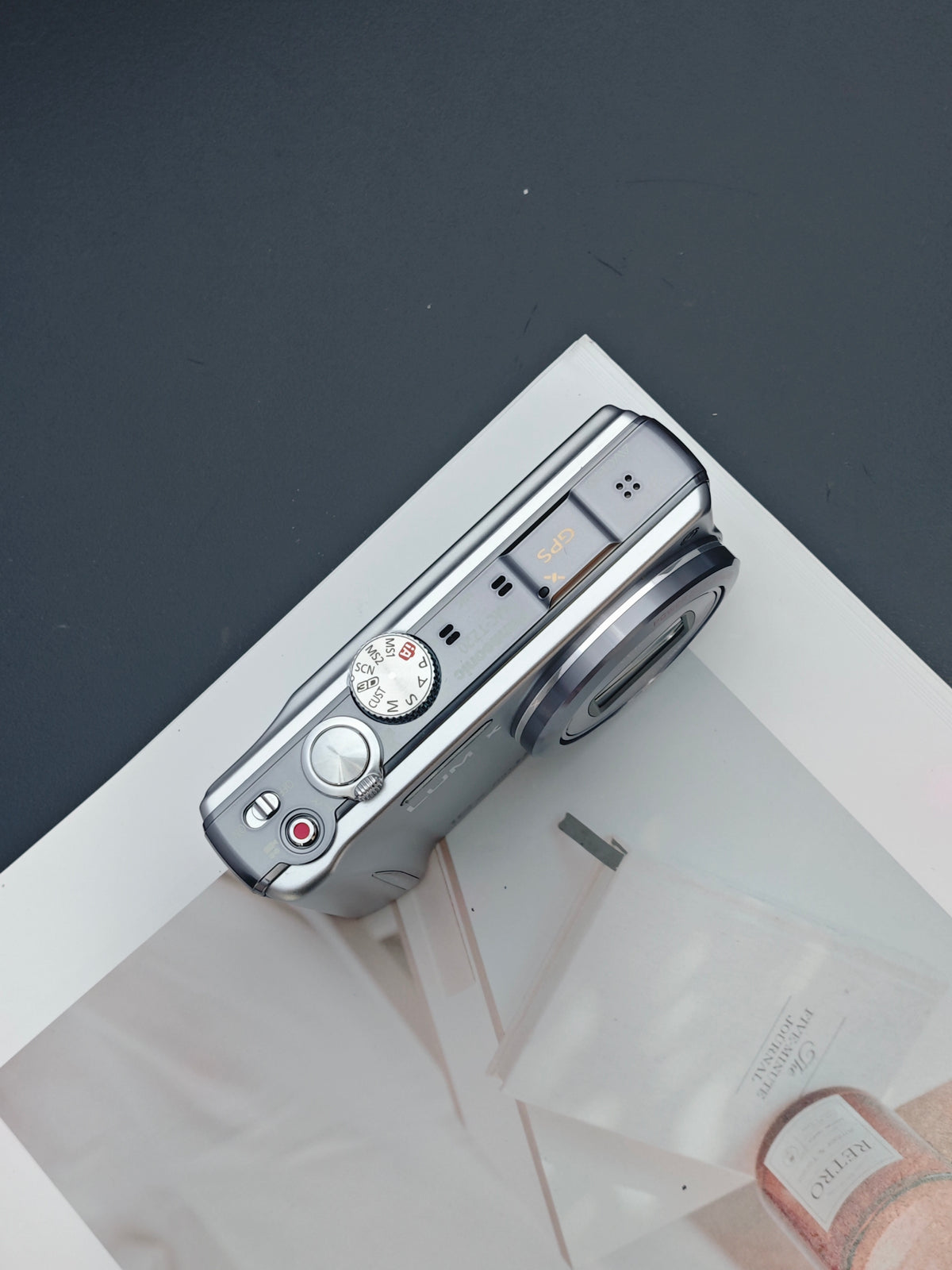 Used Panasonic Lumix DMC-TZ20 silver Digital Camera [JPN only, No charger]