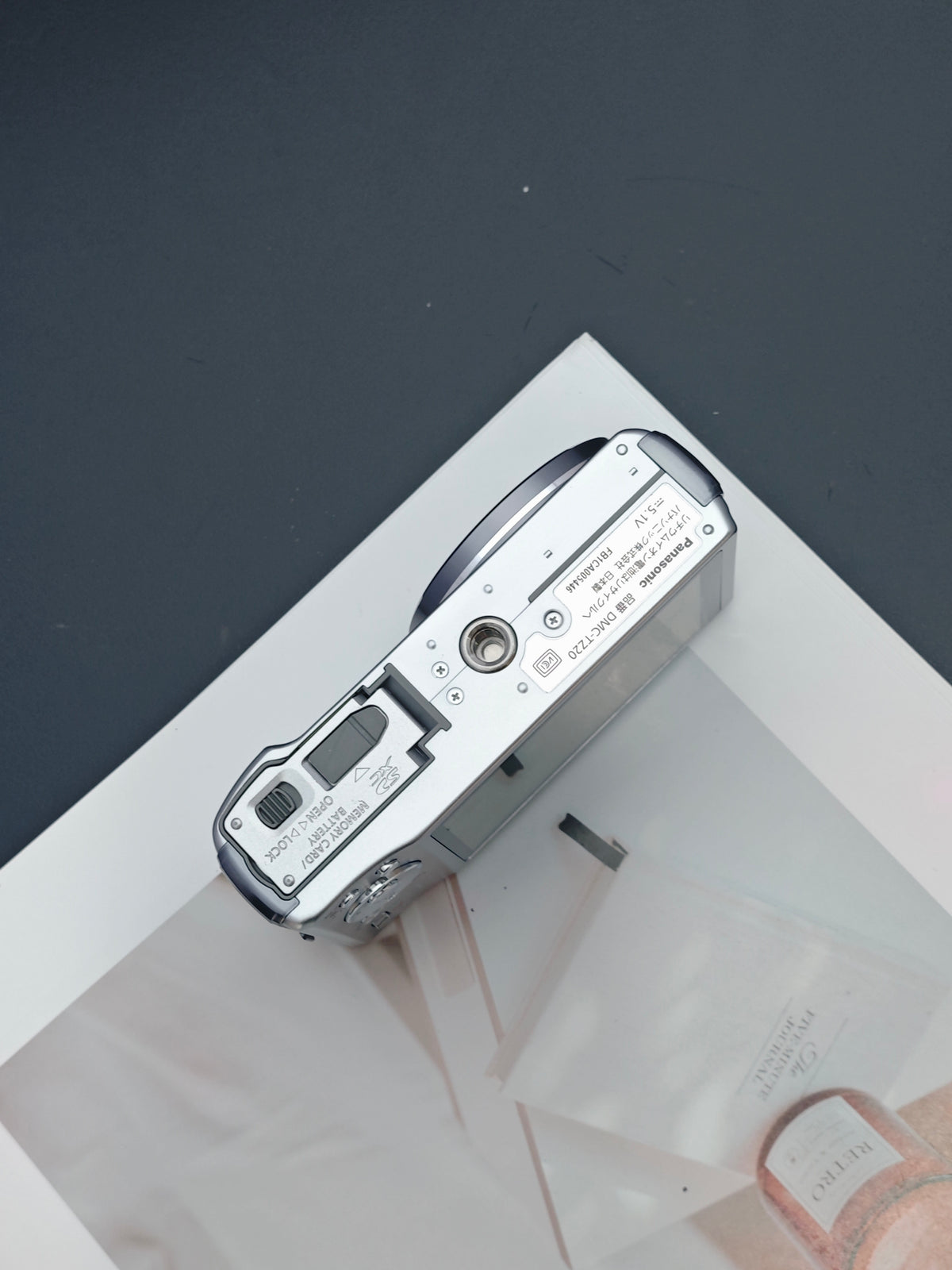 Used Panasonic Lumix DMC-TZ20 silver Digital Camera [JPN only, No charger]