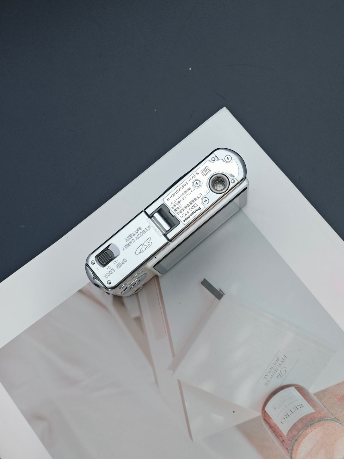 Used Panasonic Lumix DMC-FX01 white Digital Camera #EN6CA01460