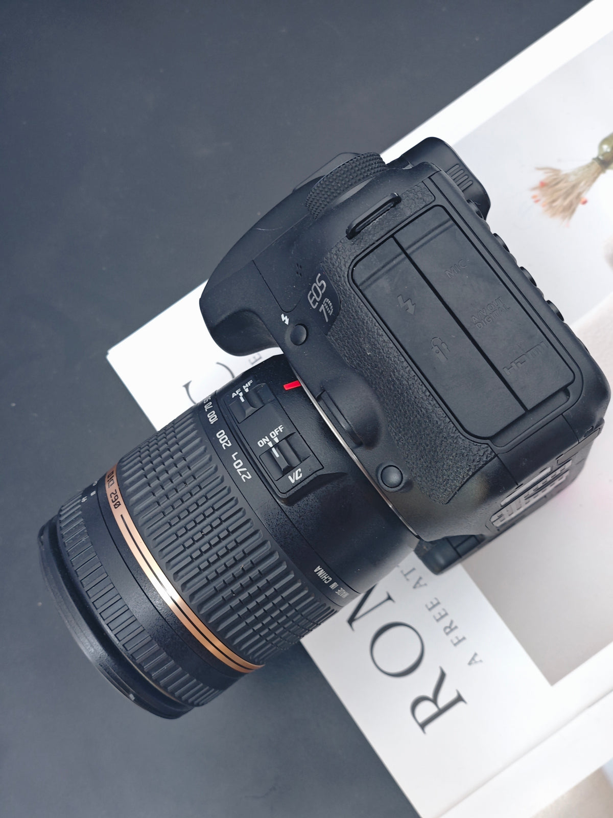 Used Canon EOS 7D with Tamron AF 18-270mm F3.5-6.3 Di II [No charger]