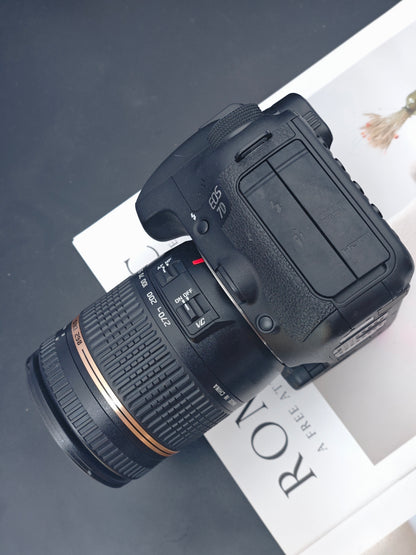 Used Canon EOS 7D with Tamron AF 18-270mm F3.5-6.3 Di II [No charger]