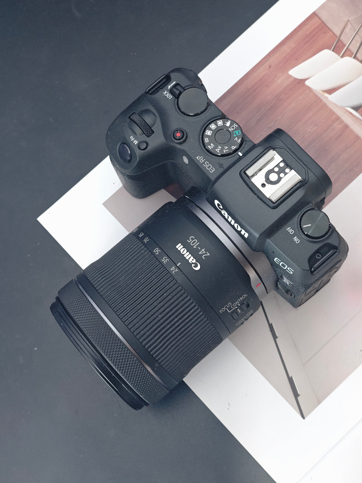 Used Canon EOS RP with Canon Lens RF 24-105mm F4-7.1 IS STM Digital Camera [No charger]