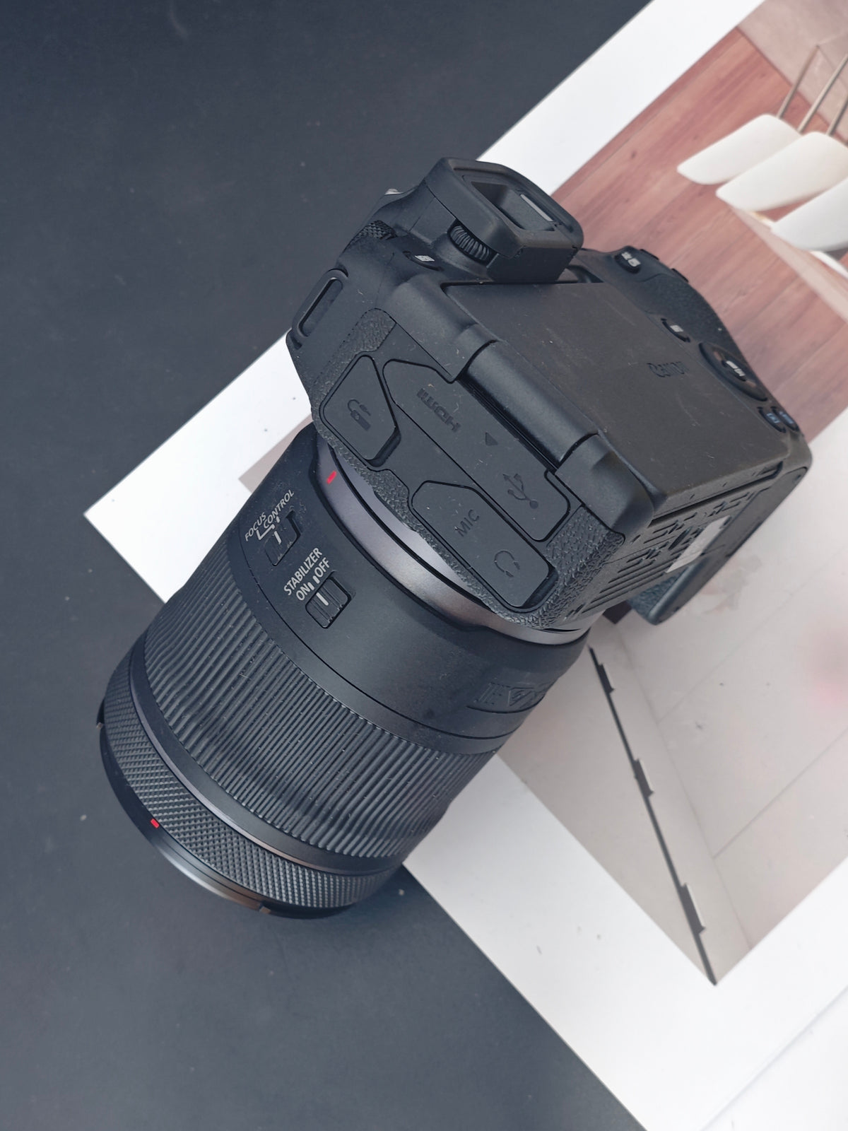 Used Canon EOS RP with Canon Lens RF 24-105mm F4-7.1 IS STM Digital Camera [No charger]