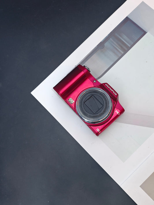 Used Olympus SZ-11 red Digital Camera [No charger]