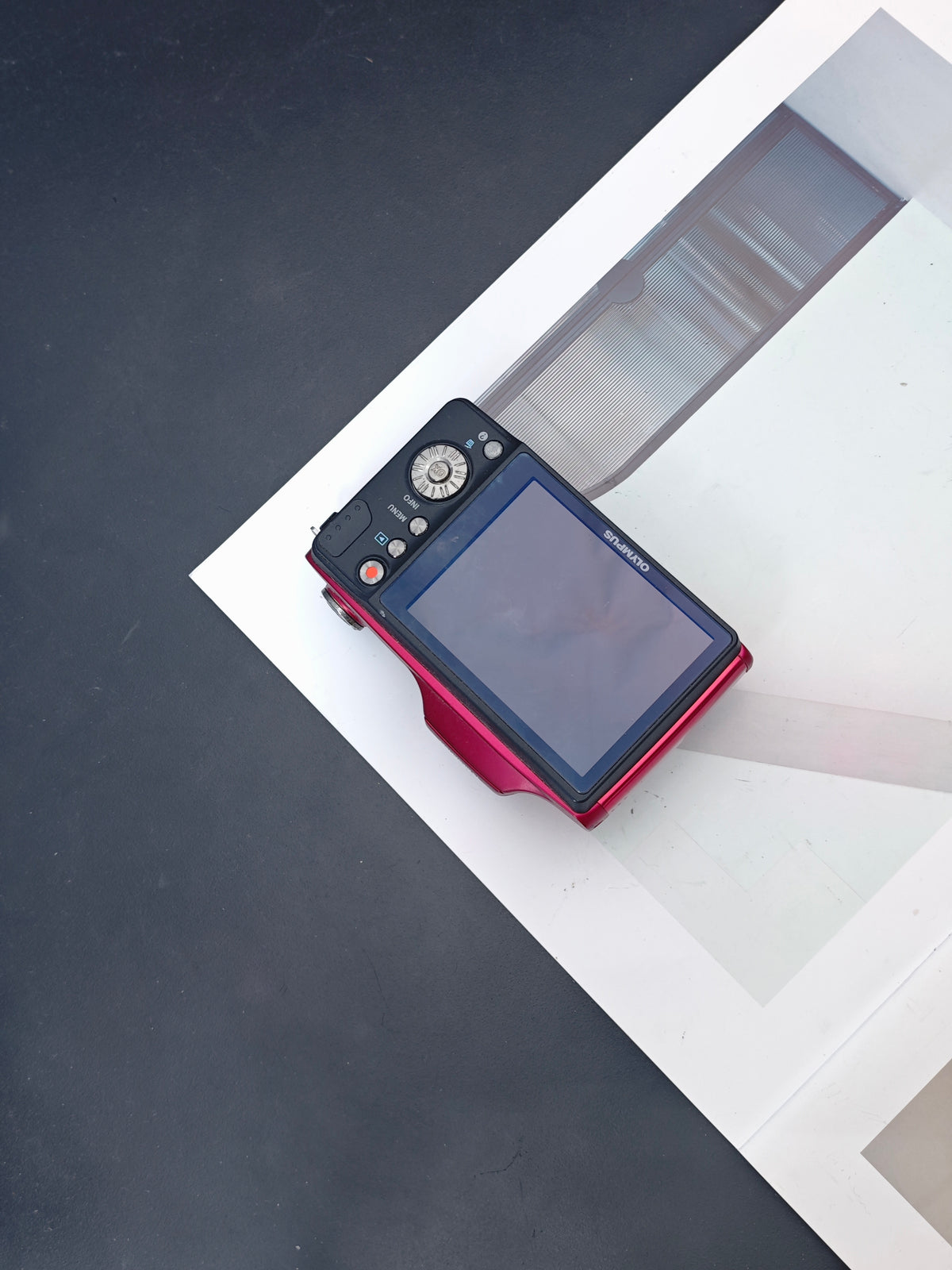 Used Olympus SZ-11 red Digital Camera [No charger]