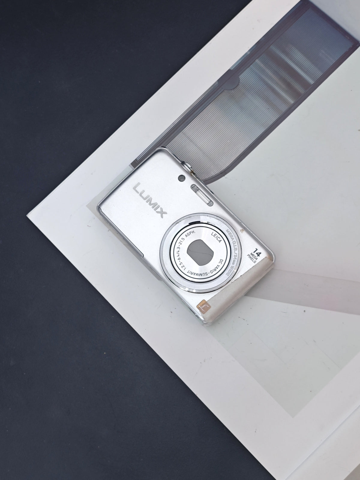 Used Panasonic Lumix DMC-FH6 silver Digital Camera [JPN only, No charger]