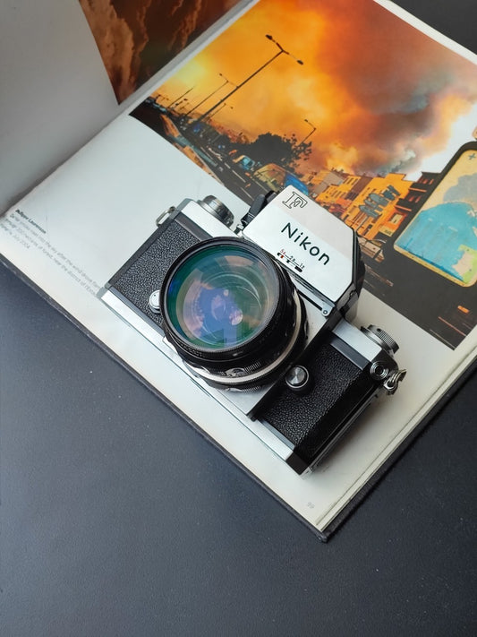 Nikon F photomic with Nikon Nikkor-H Auto 28mm F3.5