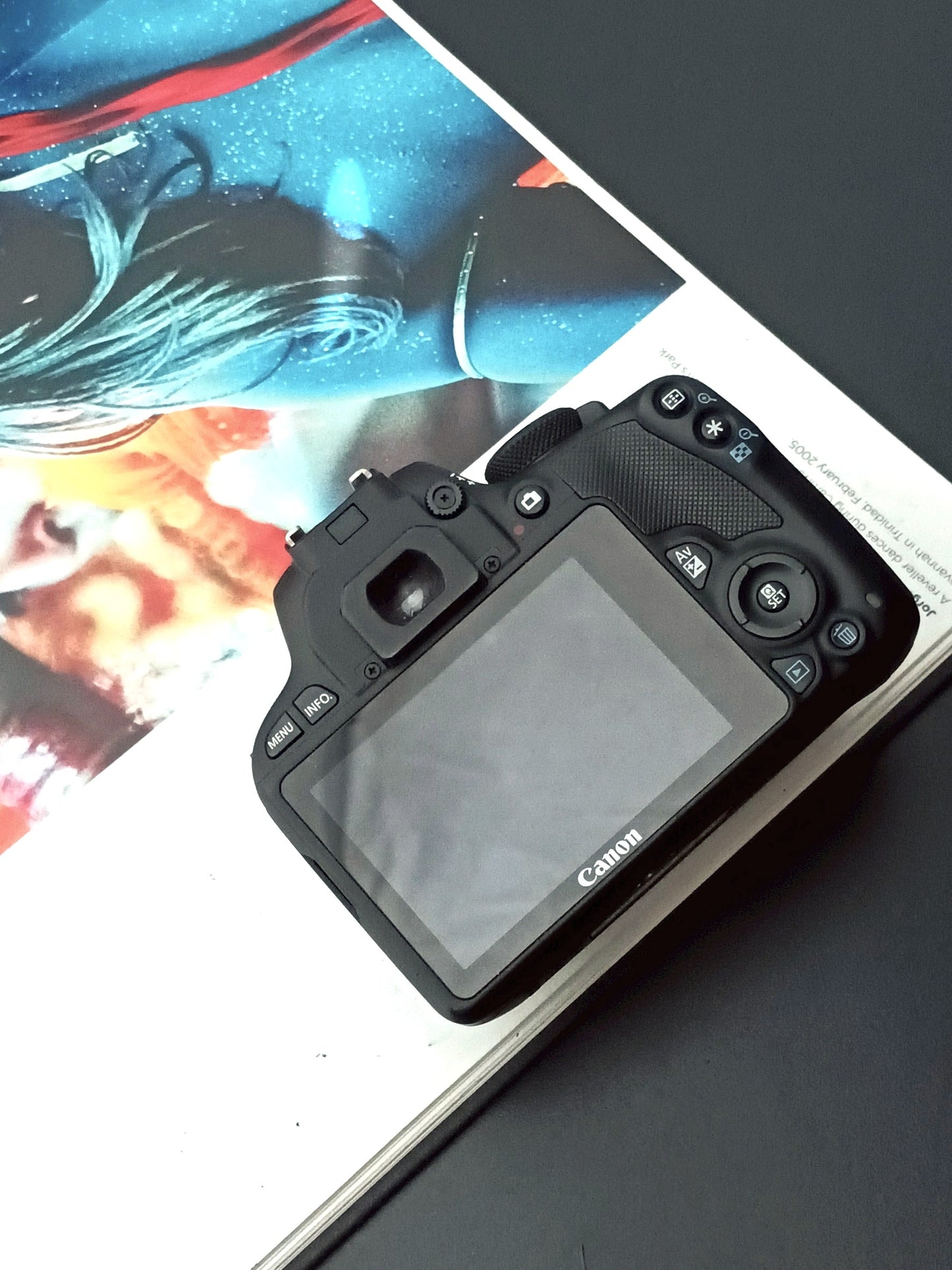 Used Canon EOS Kiss X7 with Canon Lens EF-S 18-55mm F3.5-5.6 IS STM [No charger]