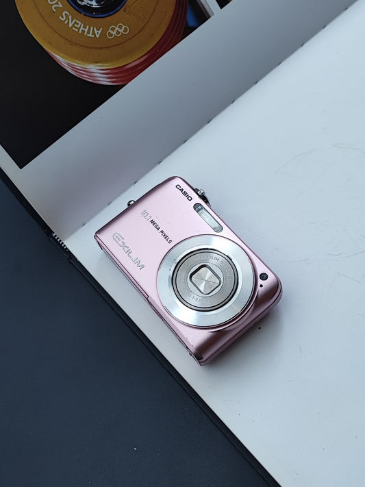Used Casio EXILIM EX-Z1080 pink Digital Camera (No box, No Charger)
