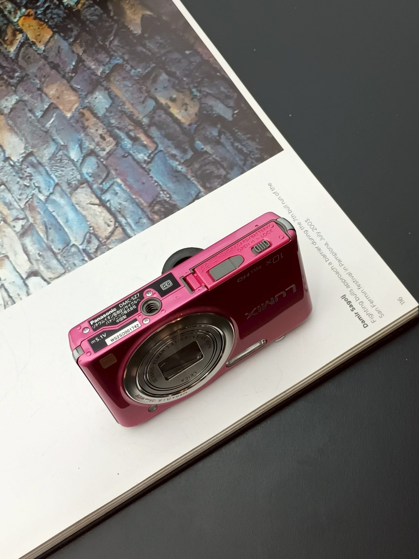 Used Panasonic Lumix DMC-SZ7 Digital Camera [JPN only, No charger]