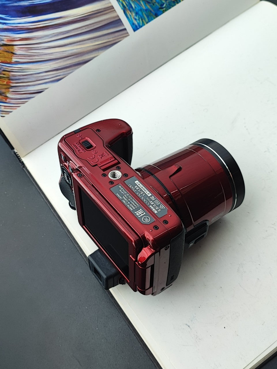 Used Nikon Coolpix P600 red Digital Camera