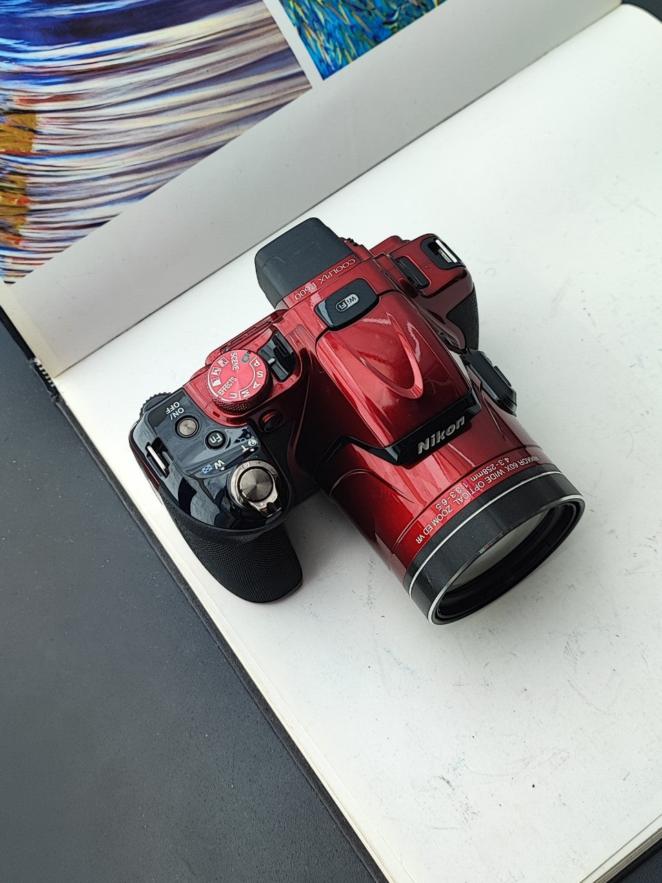 Used Nikon Coolpix P600 red Digital Camera