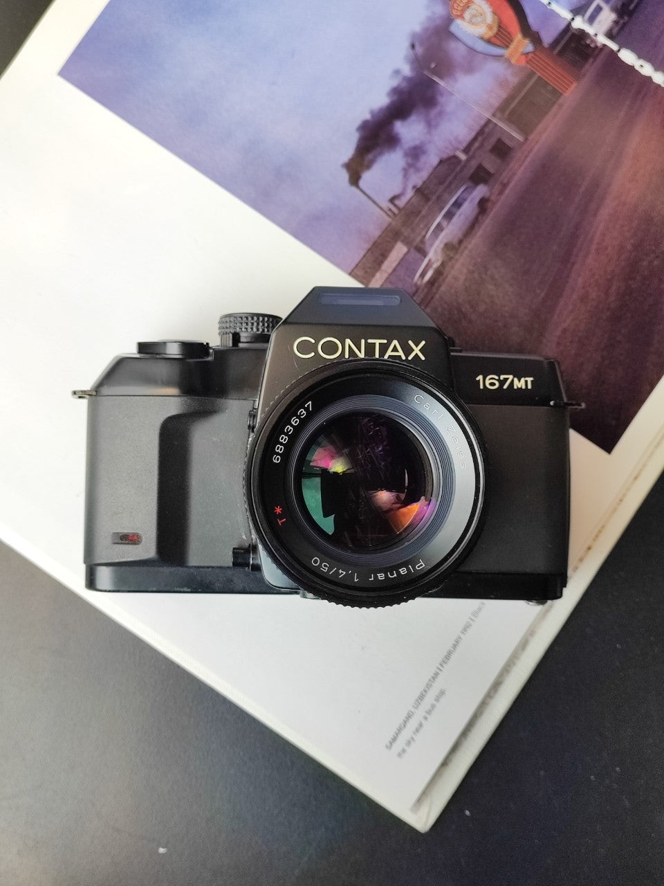 Contax 167MT with Carl Zeiss Planar 50mm F1.4 T*