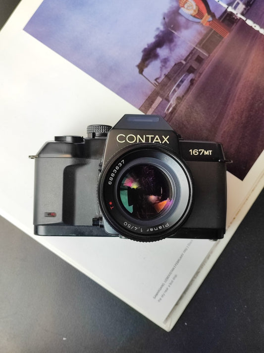 Contax 167MT with Carl Zeiss Planar 50mm F1.4 T*