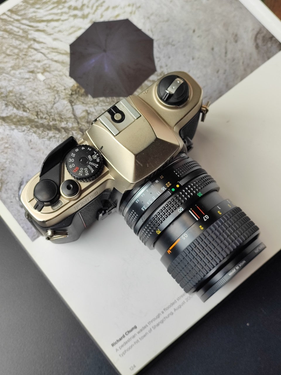Nikon FM10 with lens